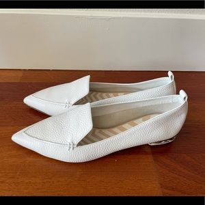 Nicholas Kirkwood white Beya loafers NEW